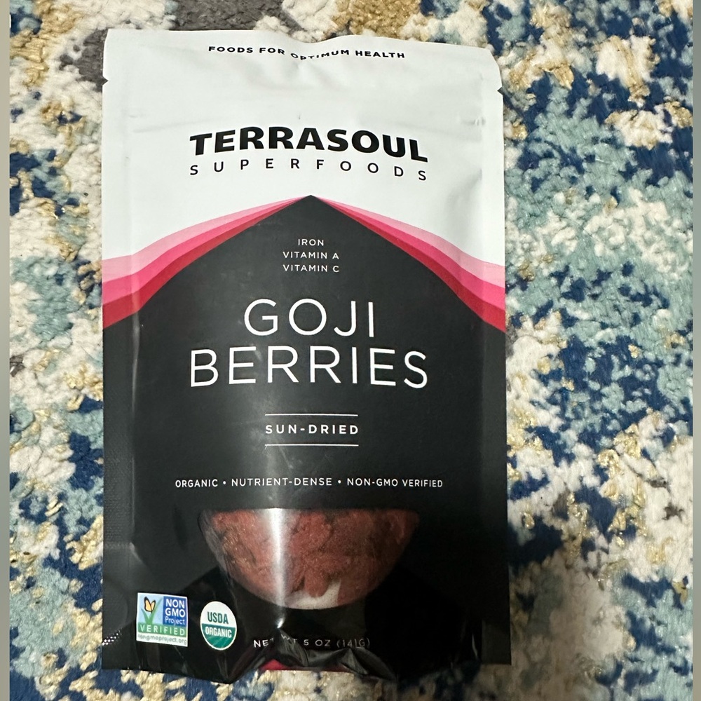 Organic Goji Berries 5 Oz - Premium Chewy Texture - Lab Tested Quality